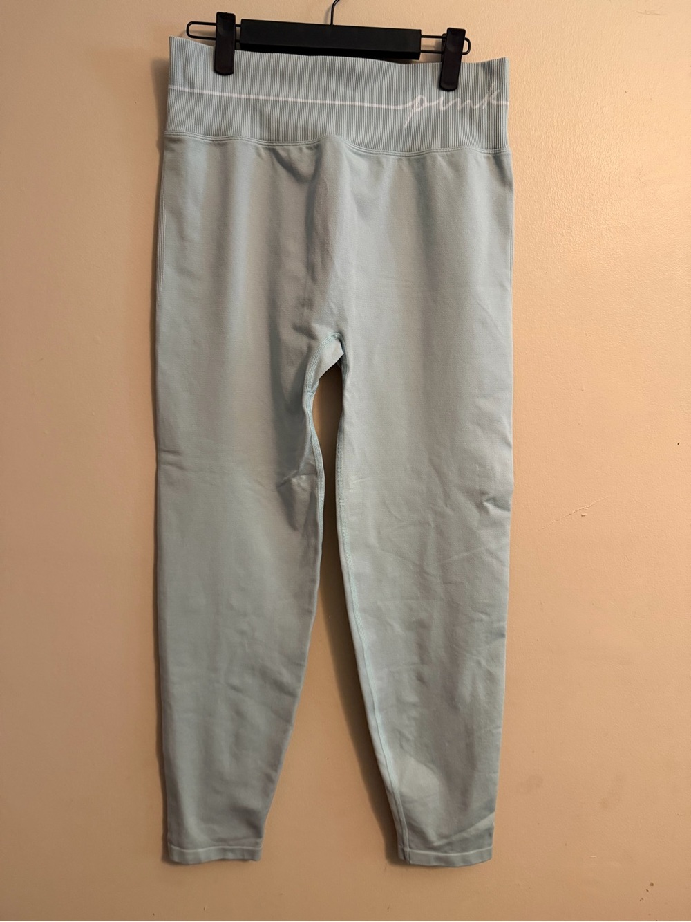 PINK Victoria's Secret Light Blue High-Waist Leggings